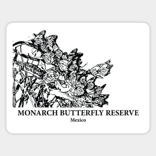 Monarch Butterfly Biosphere Reserve - Mexico Magnet